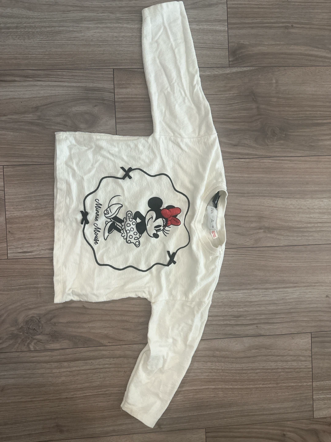 Zara Minnie Mouse Long Sleeve Shirt - photo 2