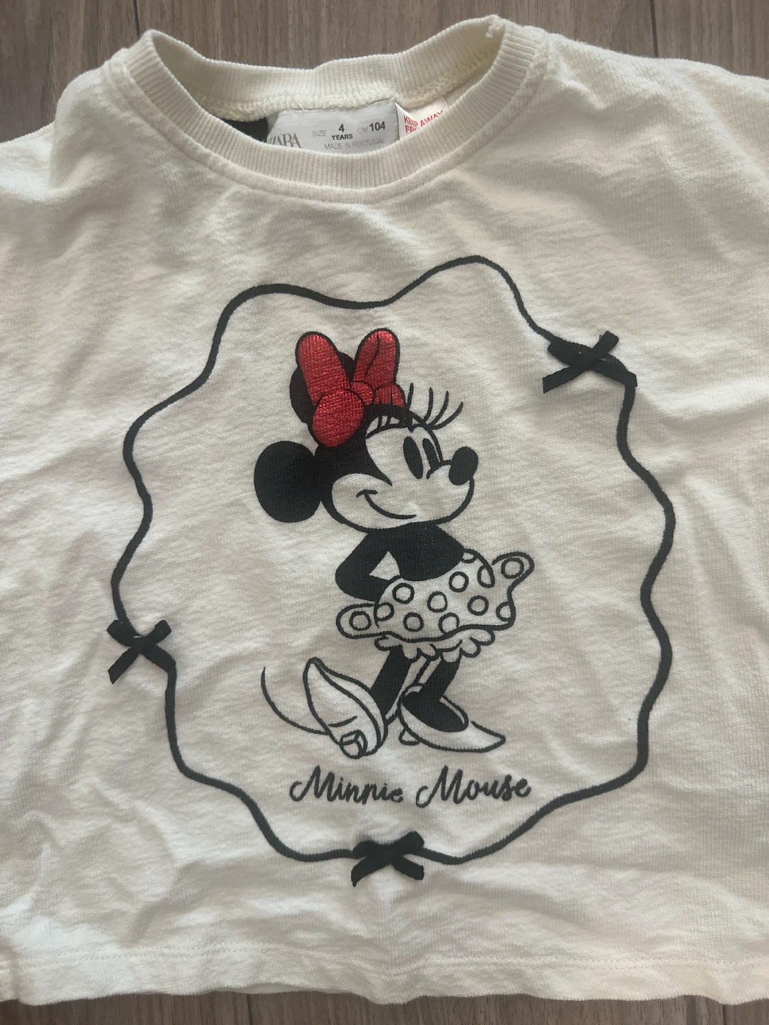 Zara Minnie Mouse Long Sleeve Shirt - photo 4