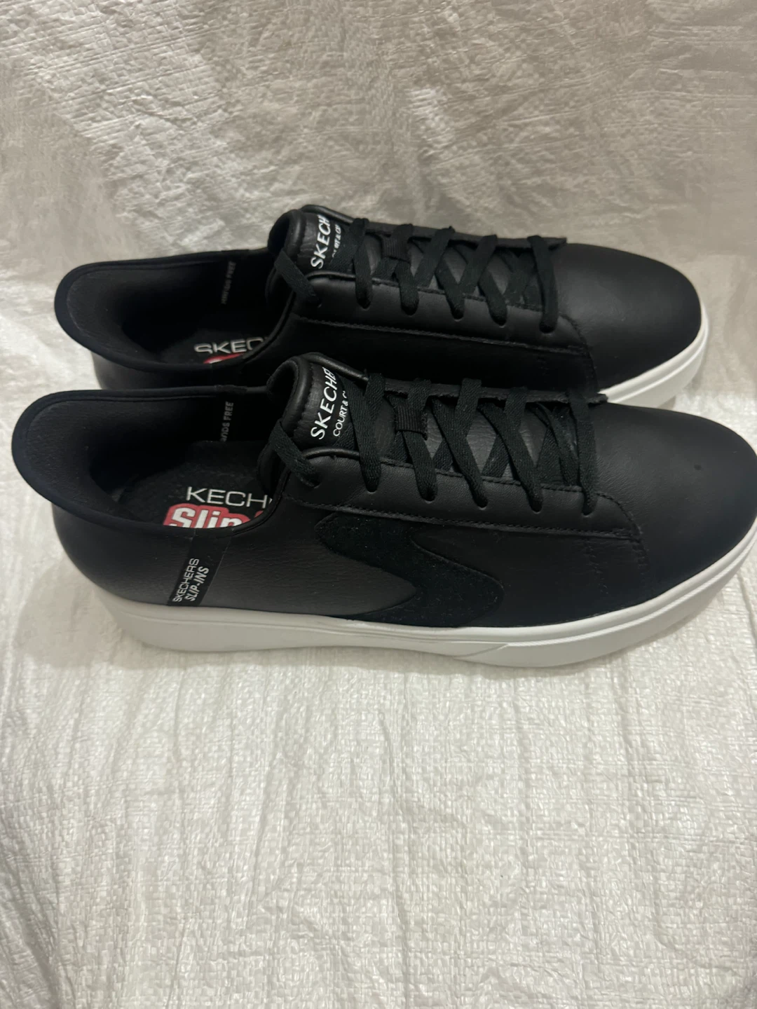 Skechers Slip-ins Court Classic Shoes - Black - photo 2