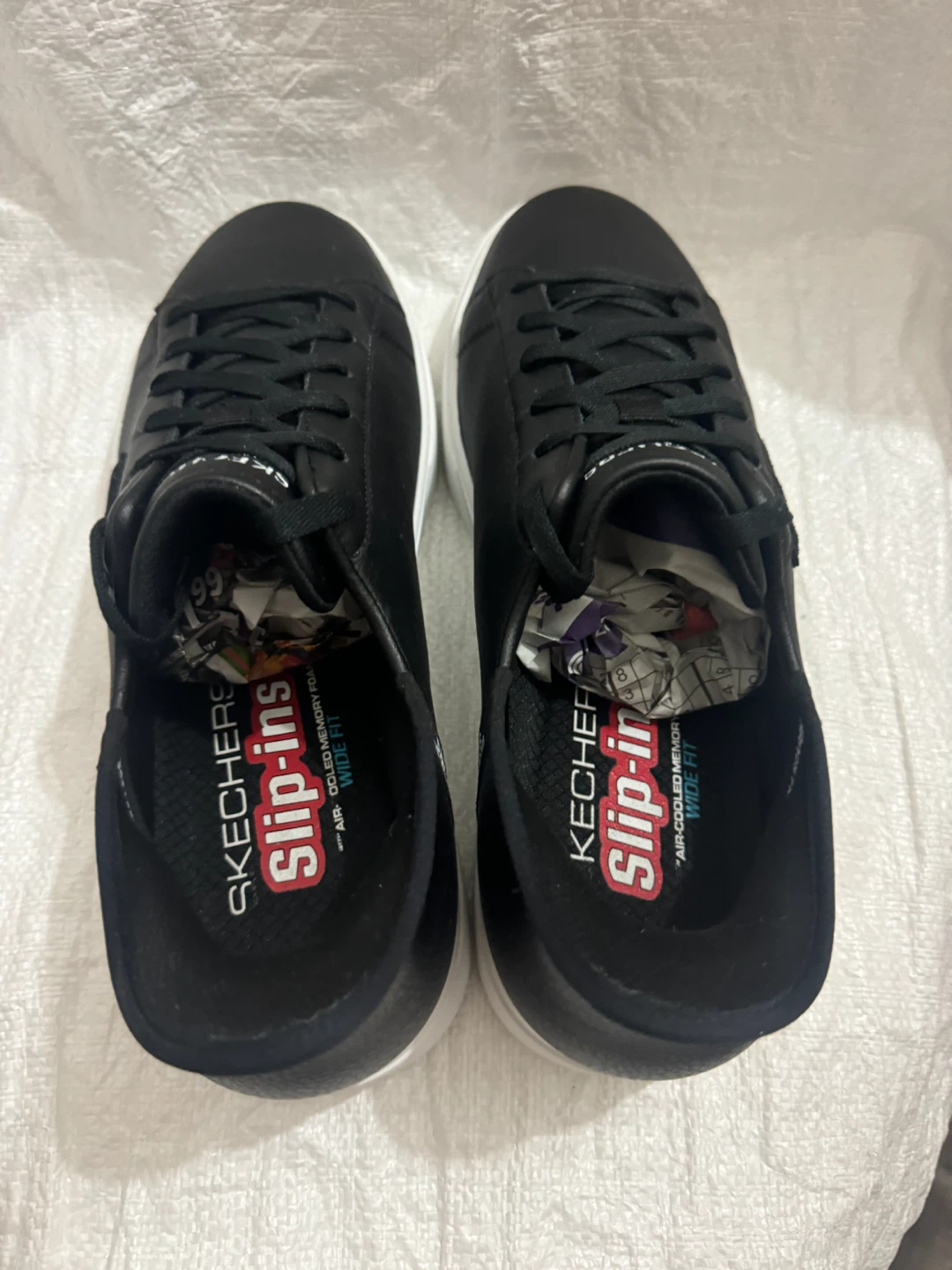 Skechers Slip-ins Court Classic Shoes - Black - photo 3