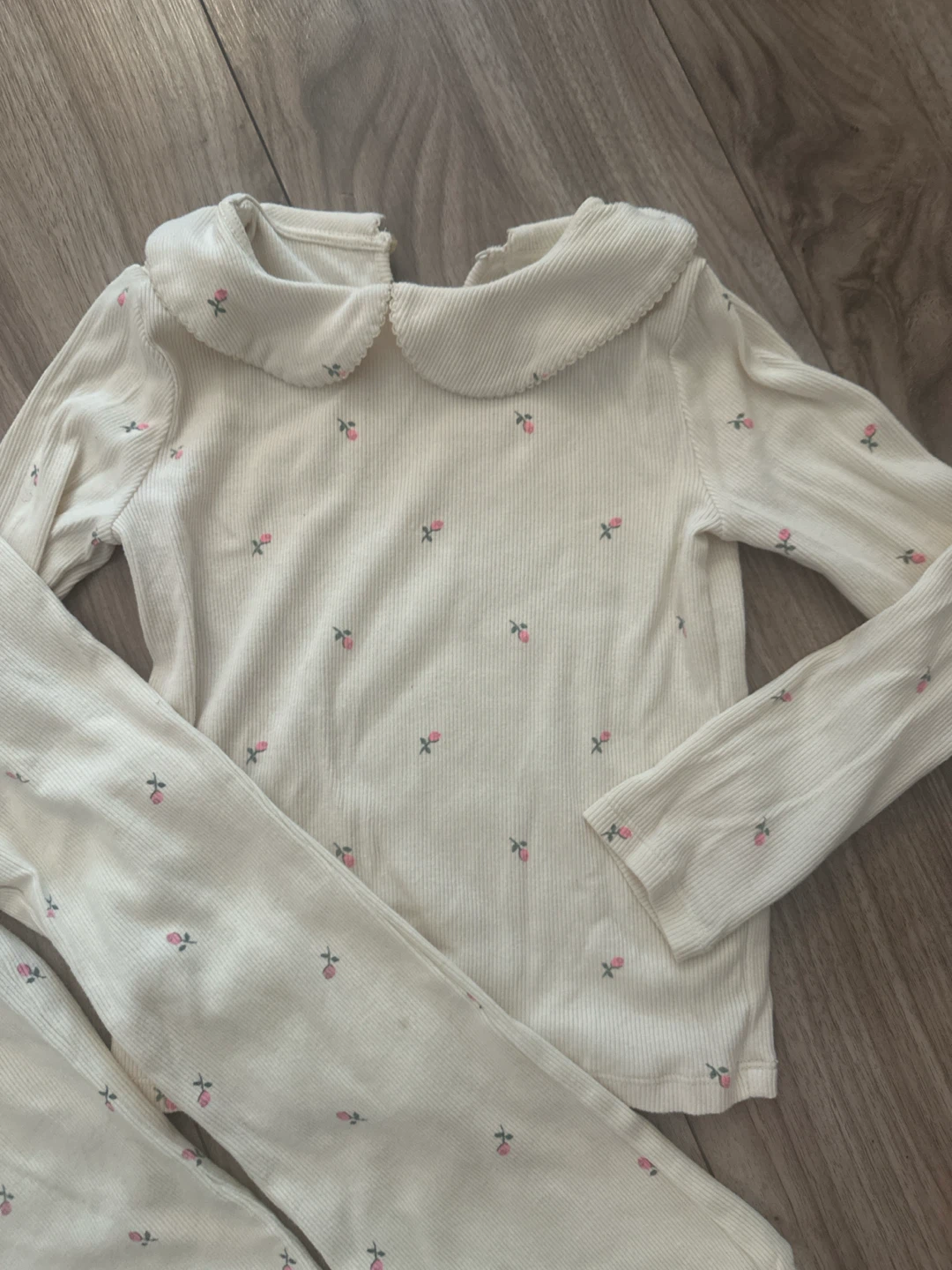 H&M Ribbed Floral Set - Size 4-6A - photo 2