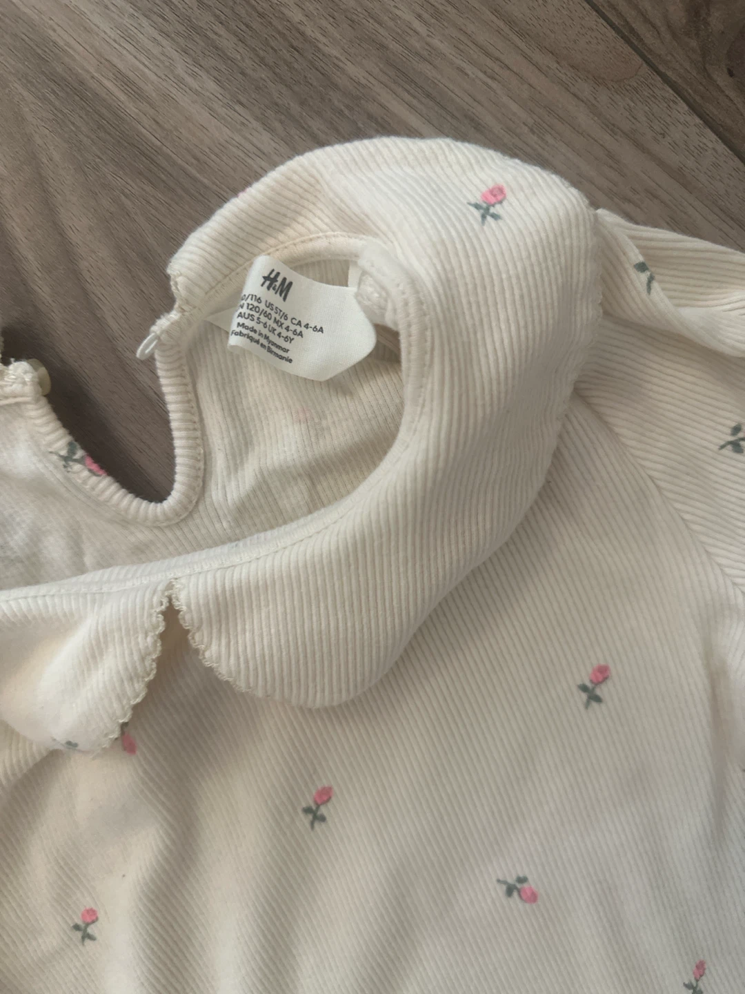 H&M Ribbed Floral Set - Size 4-6A - photo 4