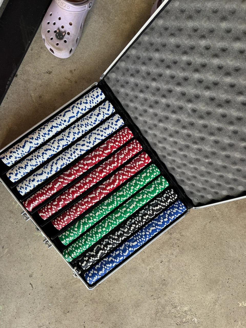 Poker Chip Set with Case