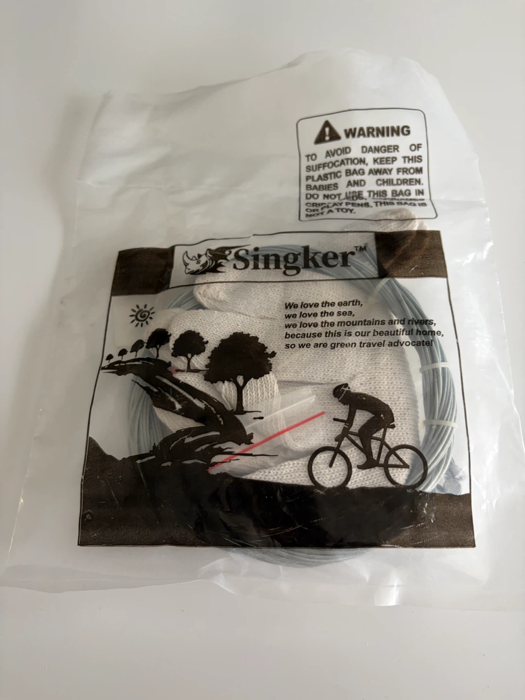 New Singker 2 Set Mountain Bike Brake Cable Gear Cable Wire Kit - photo 2