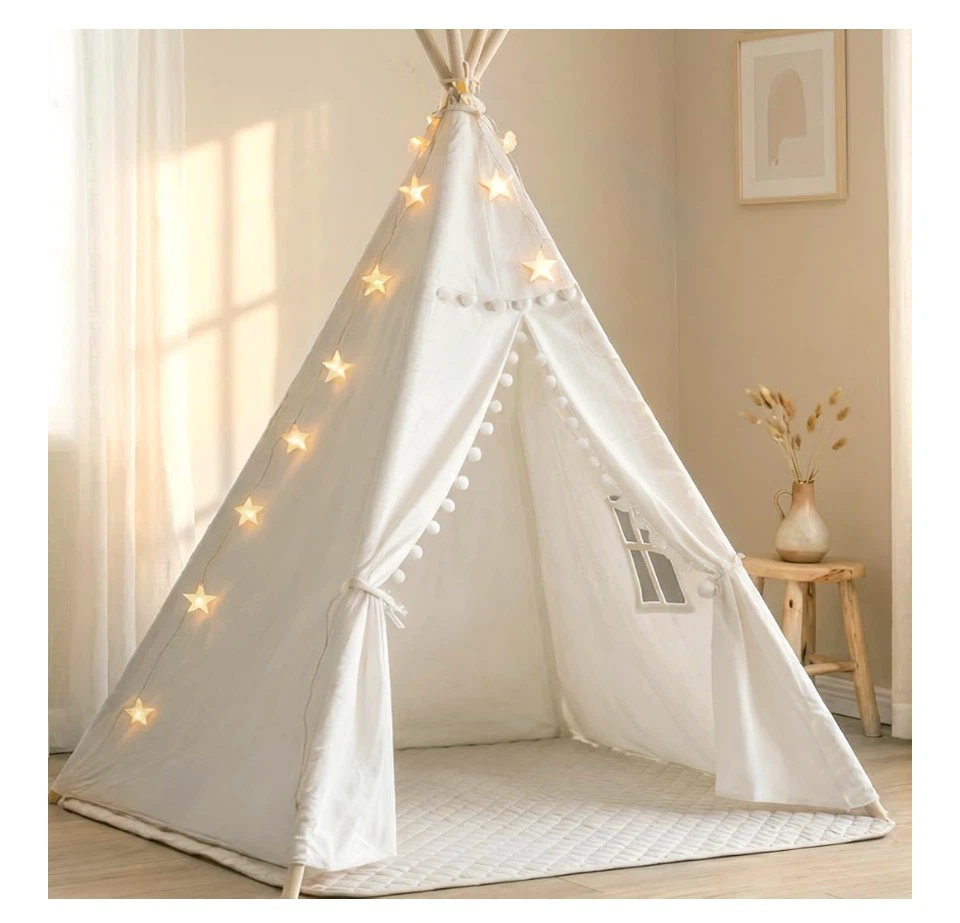 White Teepee Tent for kids