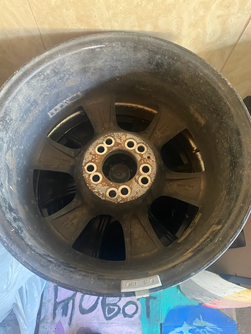 Set of 4 Black Alloy Wheels - photo 3