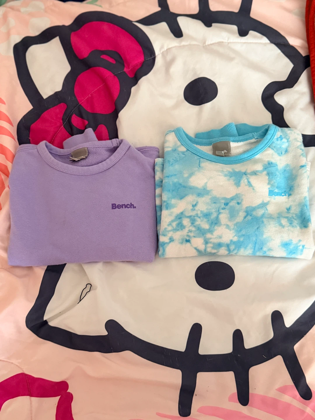 Bench. Sweaters - Purple & Tie-Dye Size Medium (7/8)