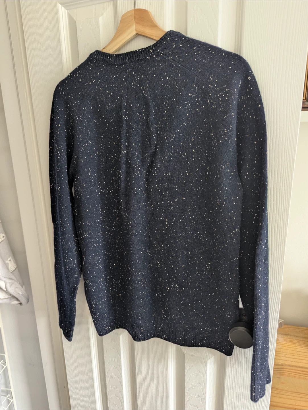 Club Monaco Wool Speckled Blue Sweater Men’s Size Small - photo 2