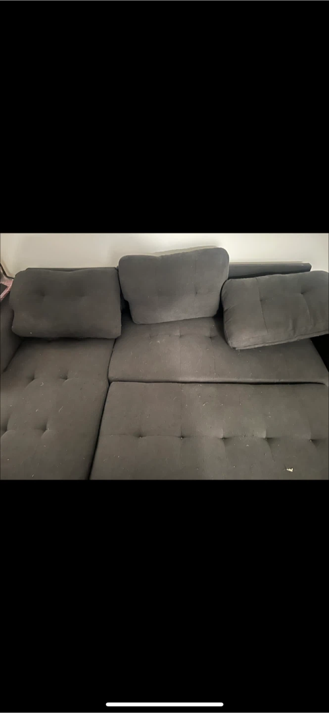 Dark Grey Sectional Sofa - photo 2