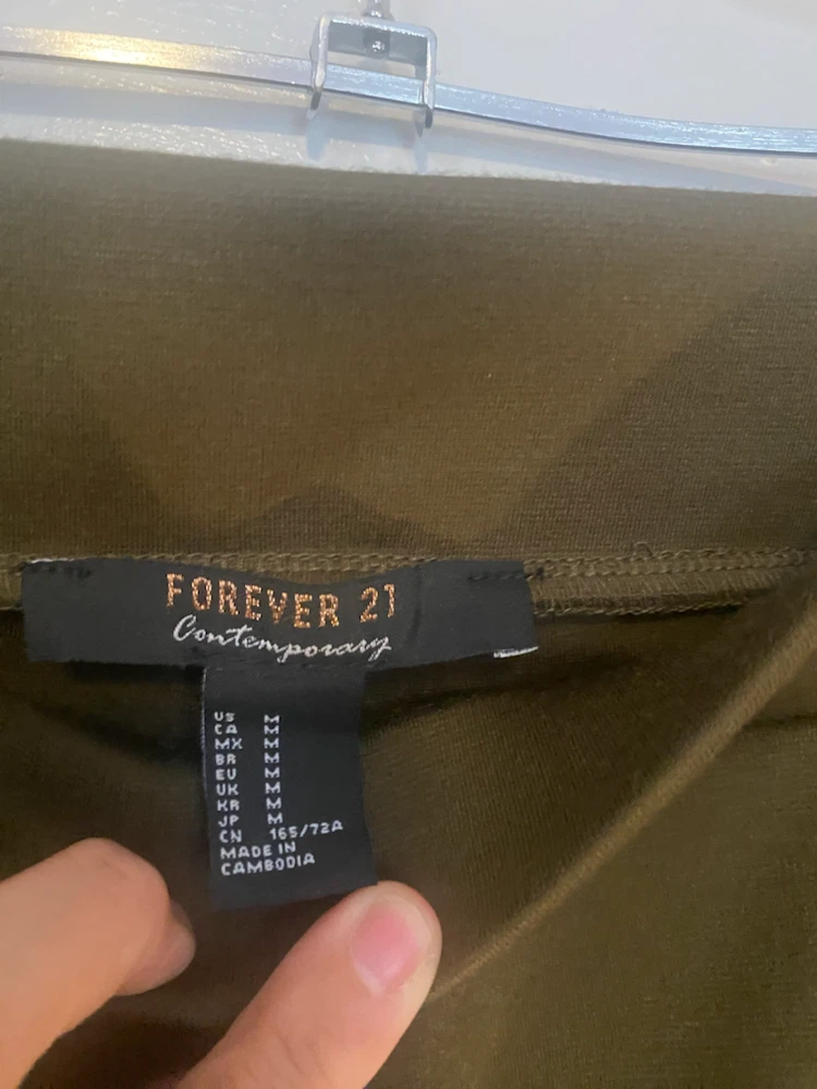 Forever 21 Olive Green Pants Size M - photo 3