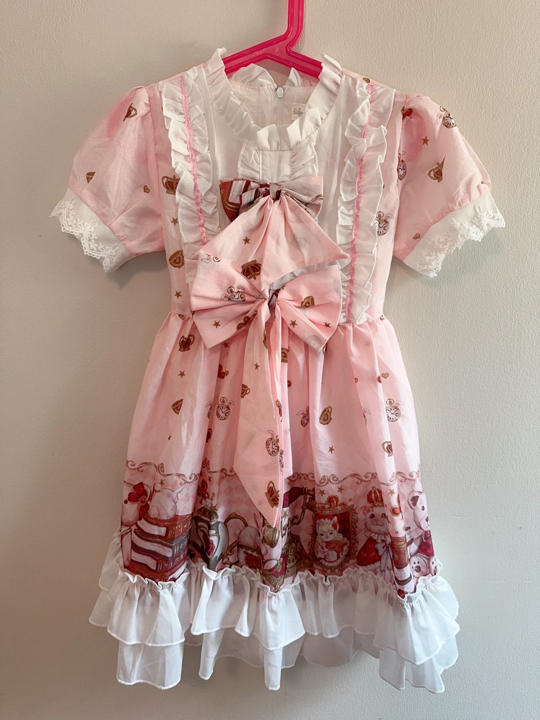 Pink Alice in Wonderland Dress 5-6T