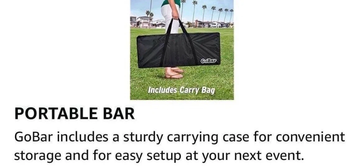 Outdoor Portable Bar with Carrying Case - photo 5