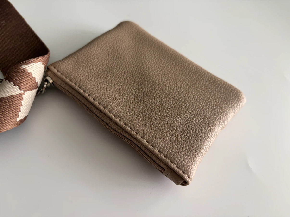 New Crossbody Phone Strap Chain with Zipper Wallet Pouch - photo 3