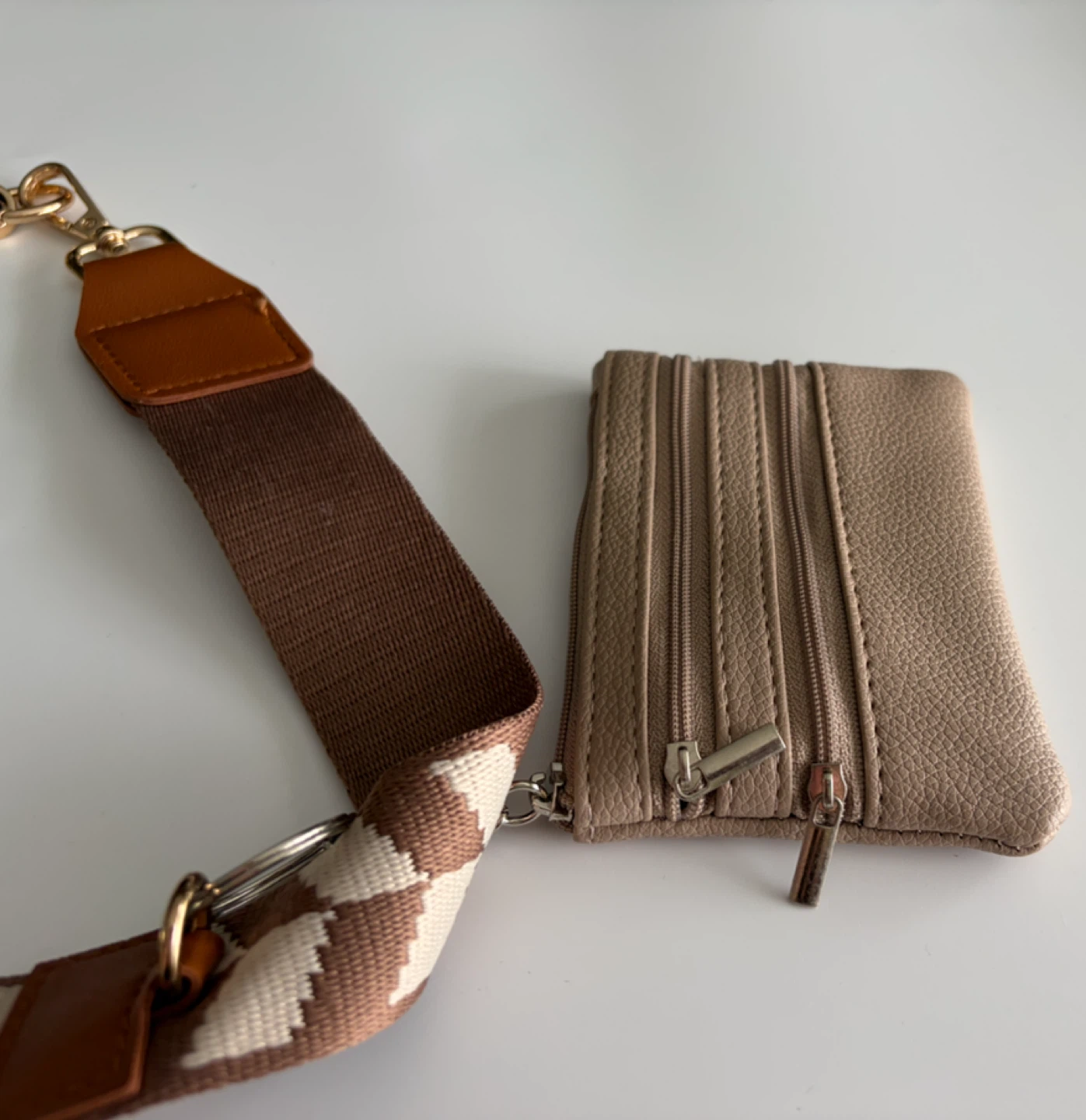New Crossbody Phone Strap Chain with Zipper Wallet Pouch - photo 2