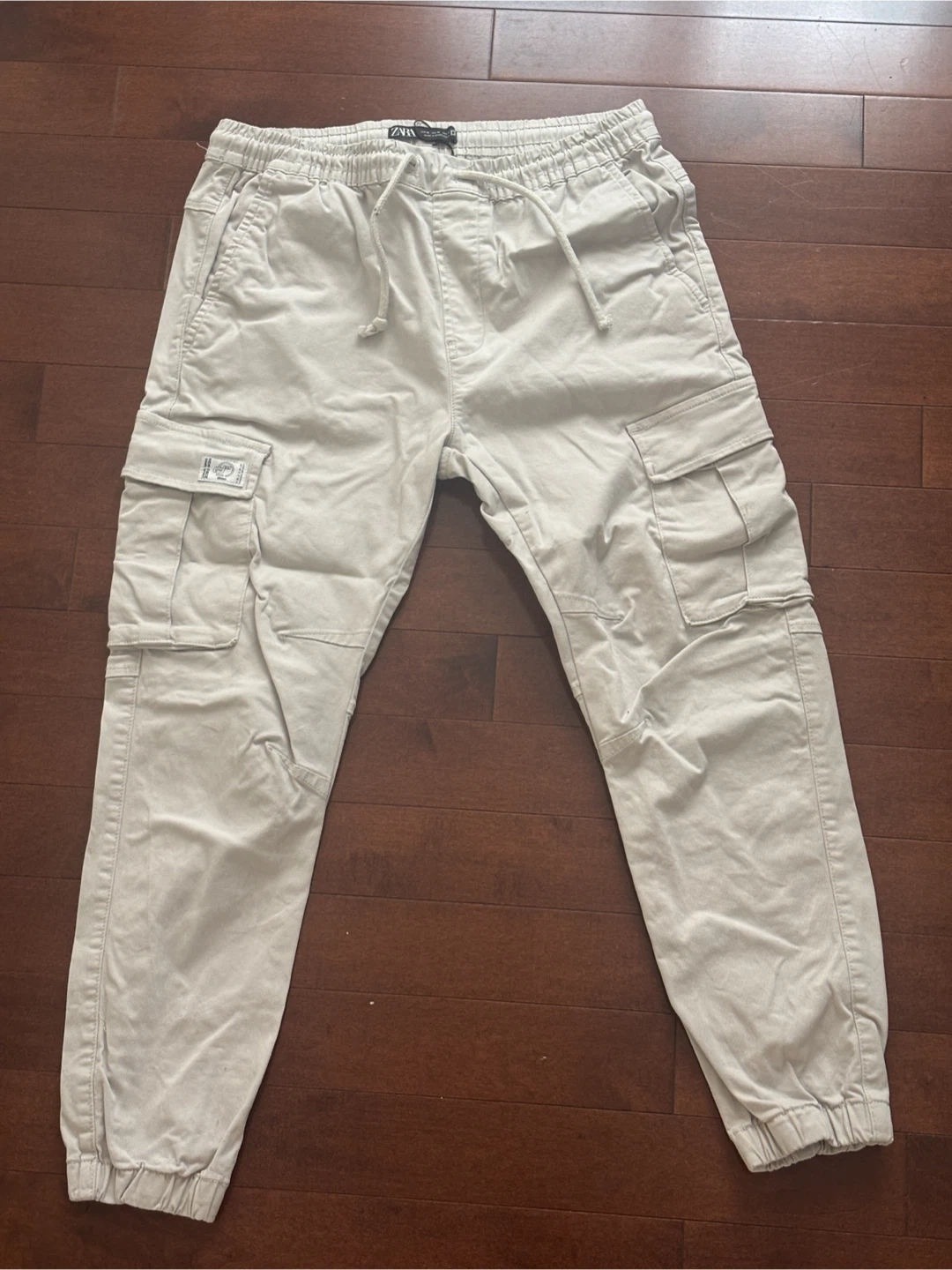 ZARA Cargo Jogger Pants Beige