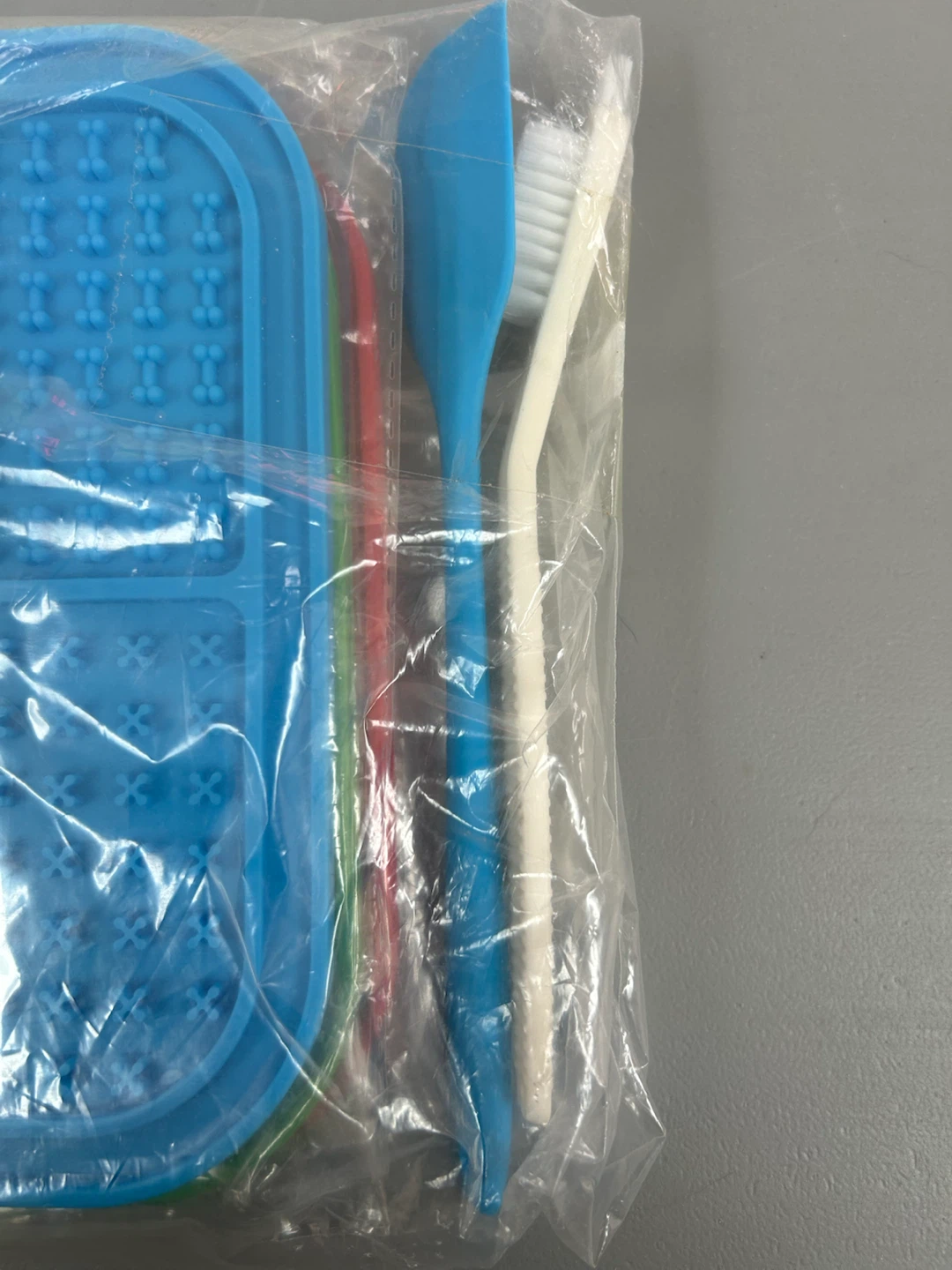 Dog Licking Mat Set with Brush and Spatula - photo 3