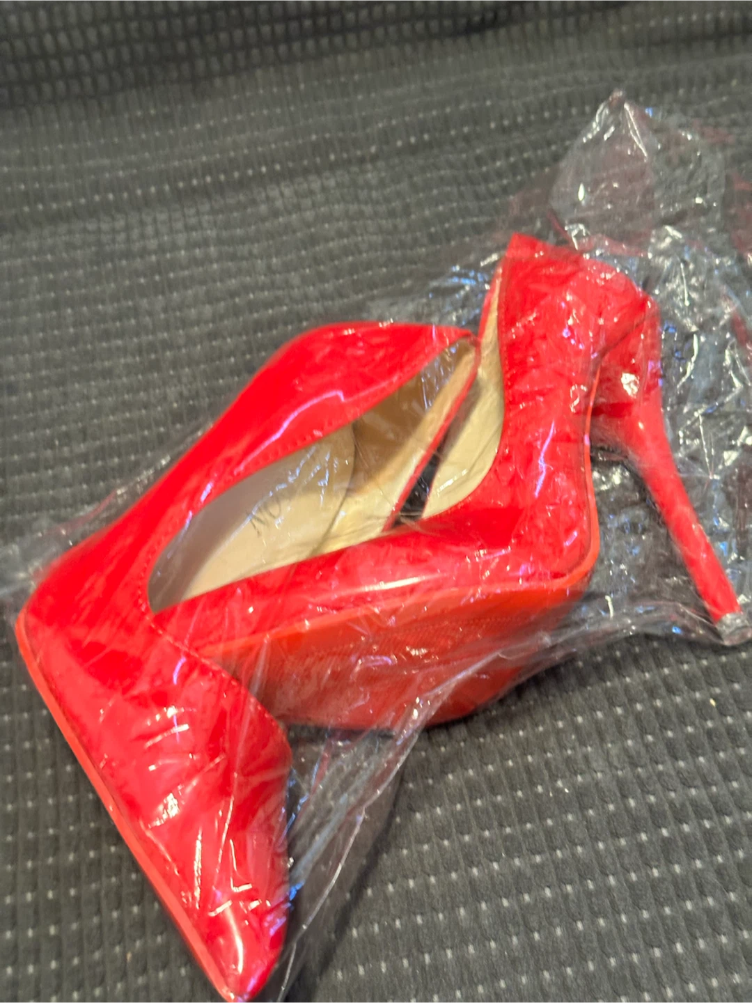 Red Patent High Heels