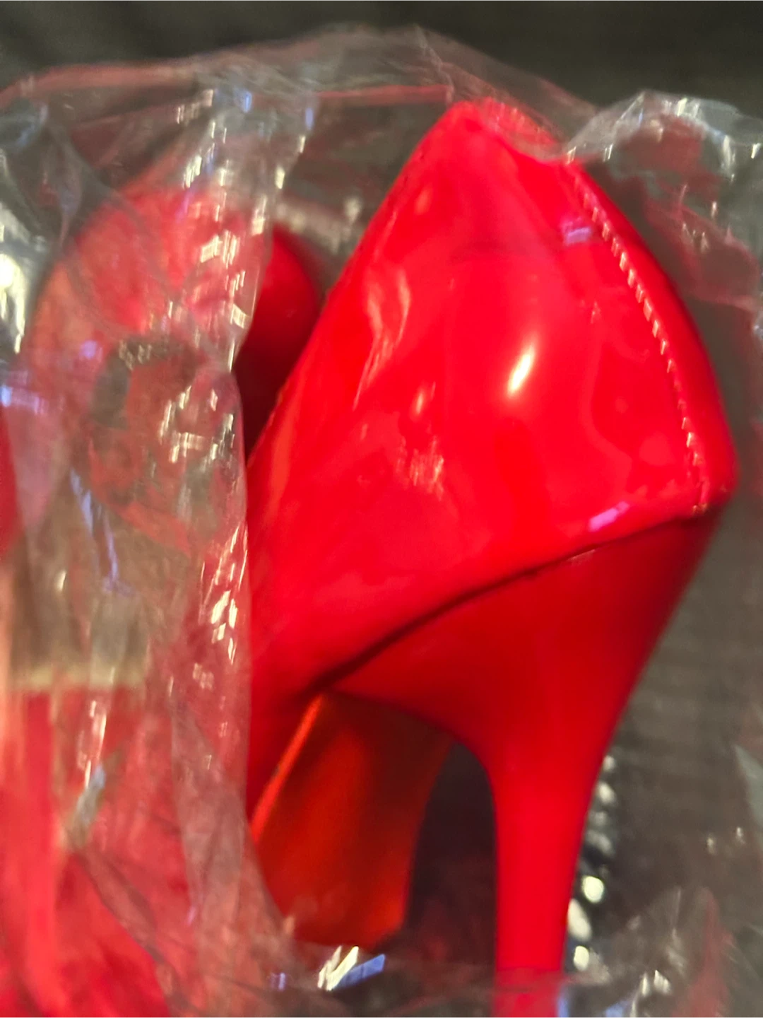 Red Patent High Heels - photo 4