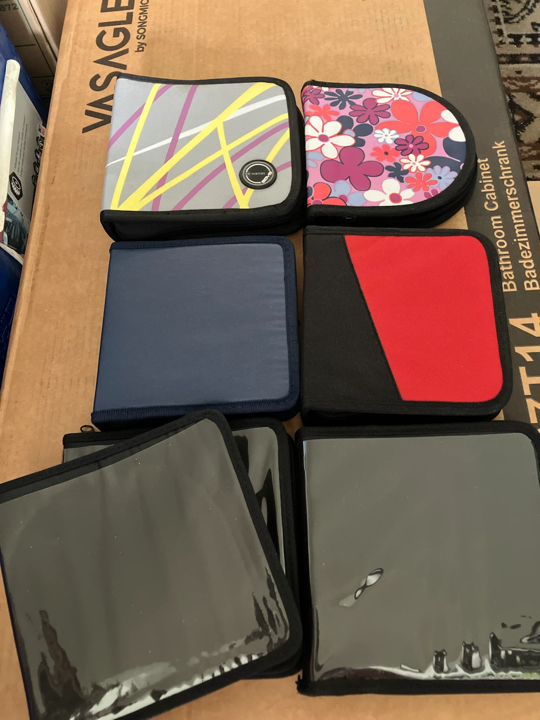 CD/DVD Storage Cases (Set of 7)