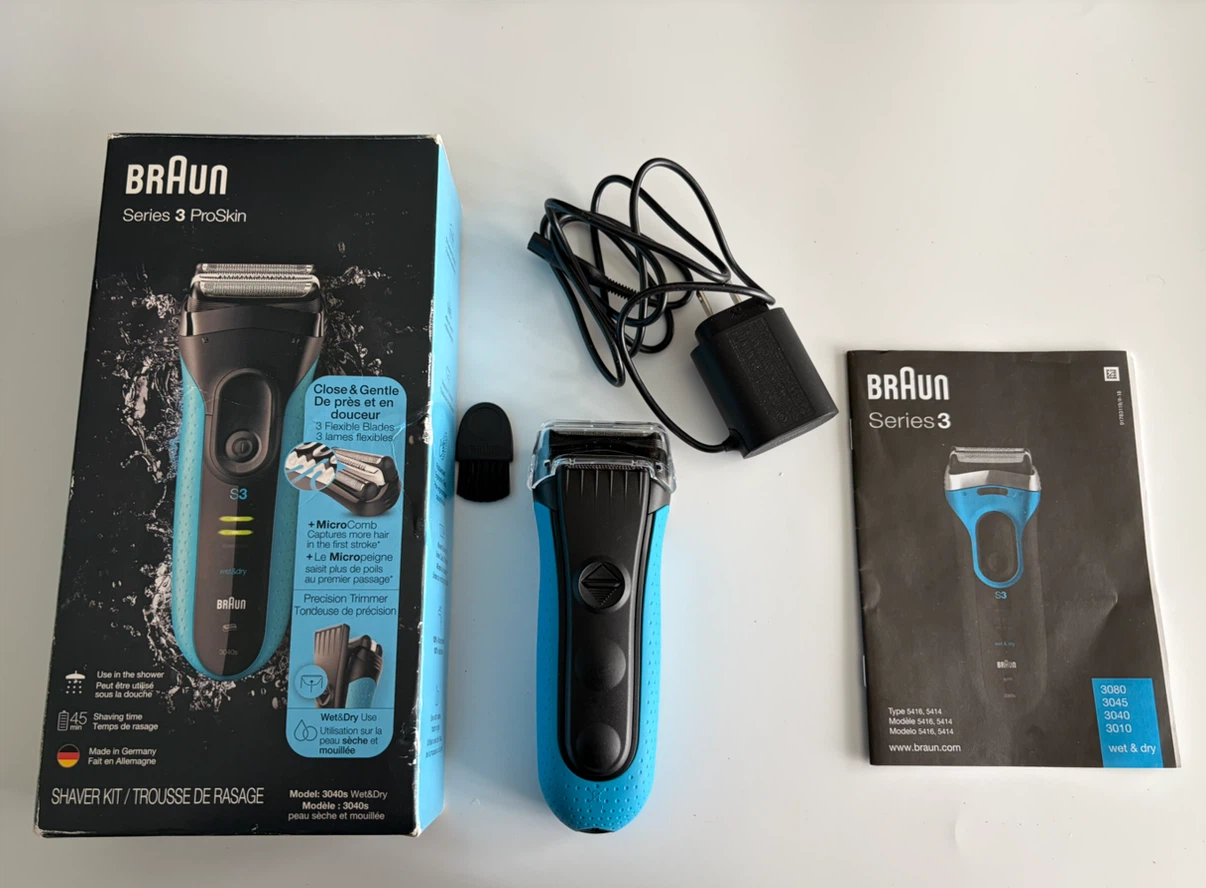 Braun Series 3 ProSkin 3040s Rechargeable Electric Shaver