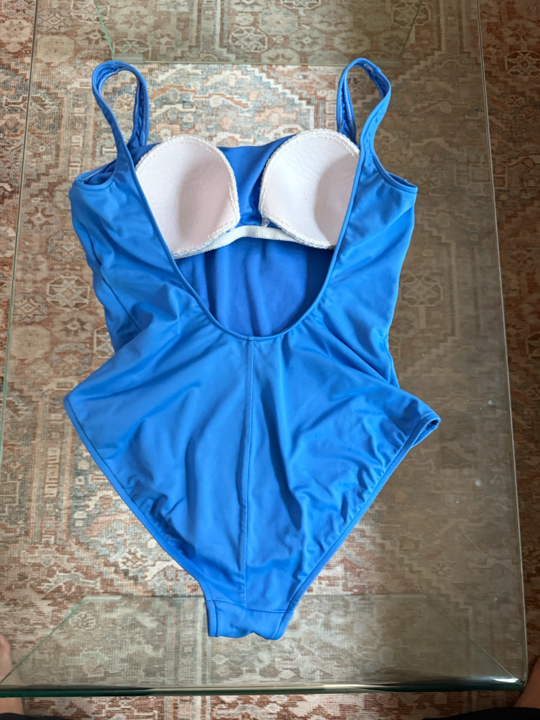 Ralph Lauren Blue One-Piece Swimsuit size: 12 - photo 2