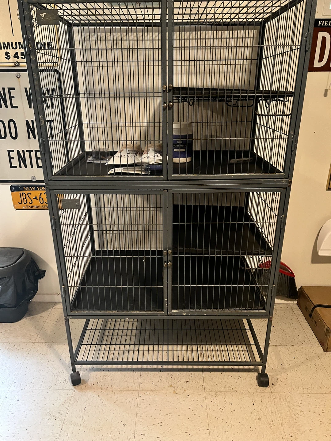 Multi-Level Pet Cage