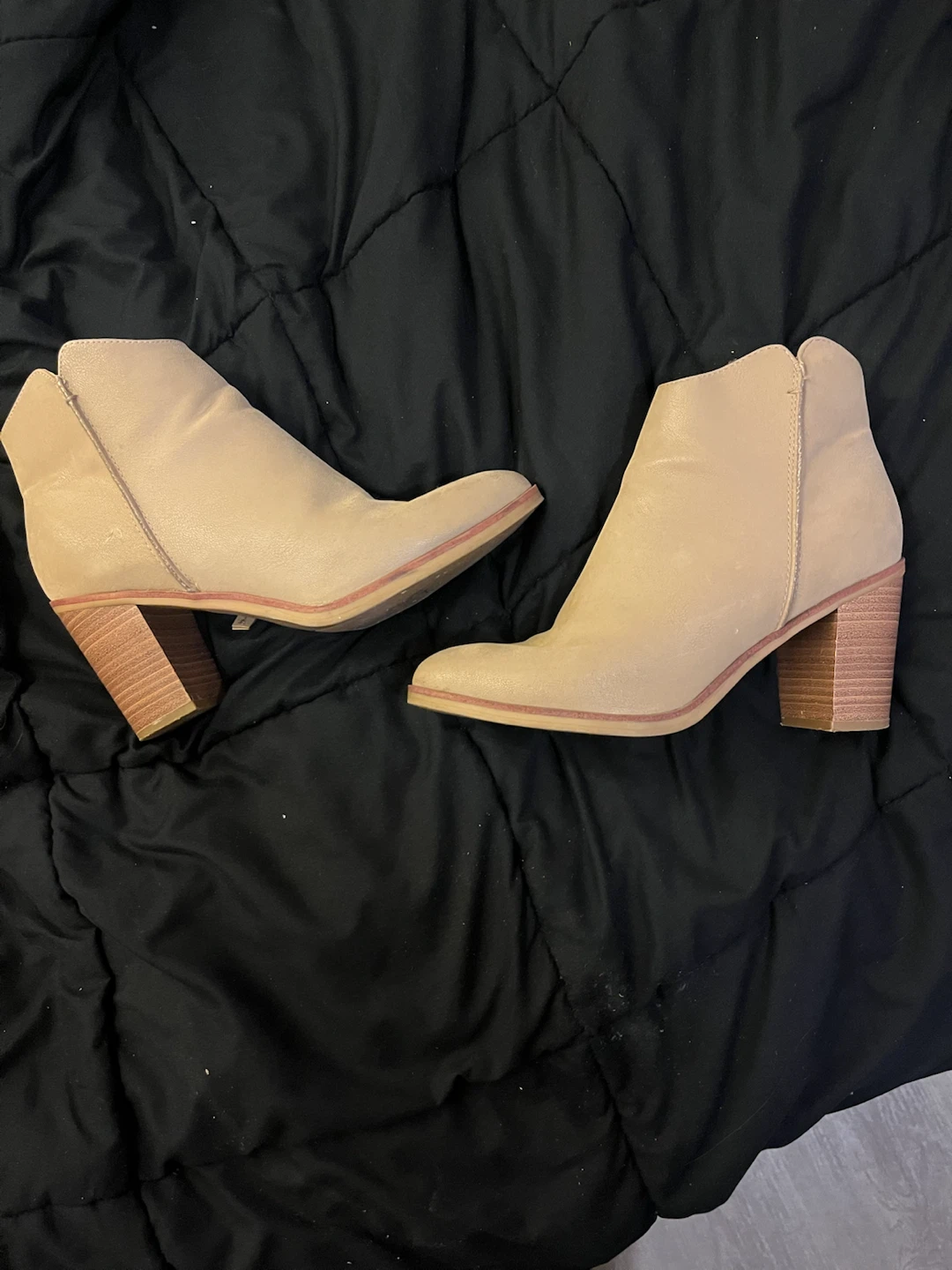 MIA Tan Suede Ankle Boots