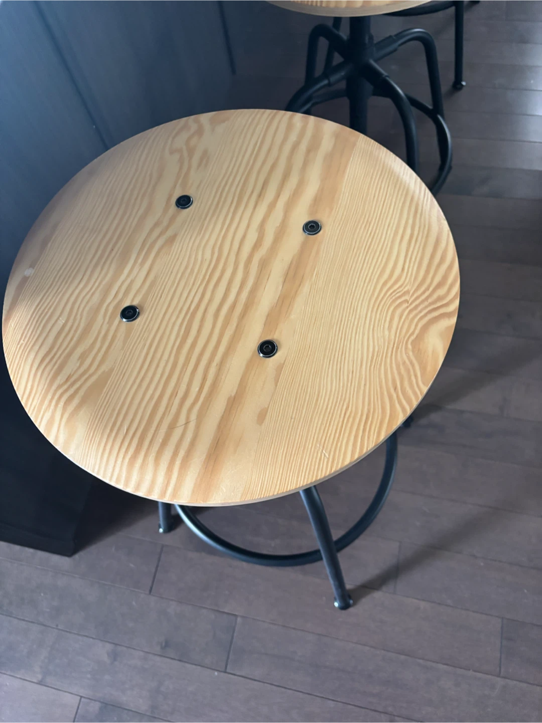 Adjustable Swivel Bar Stools (Set of 3) $18 set 3) - photo 2