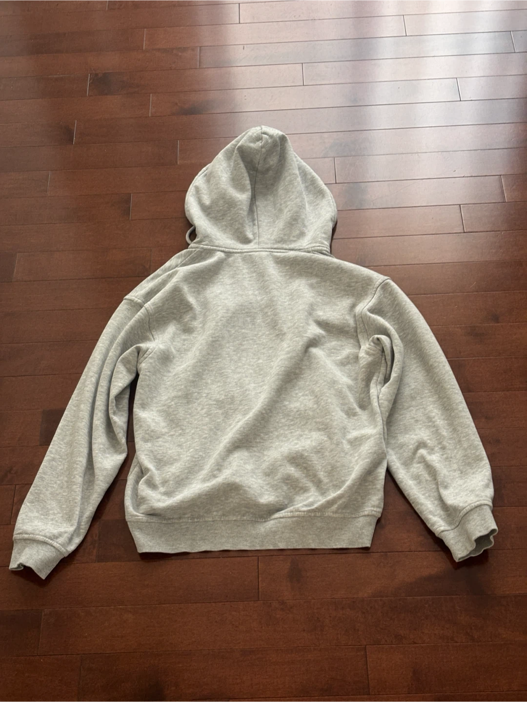 H&M Grey Zip-Up Hoodie (Loose Fit) - photo 2
