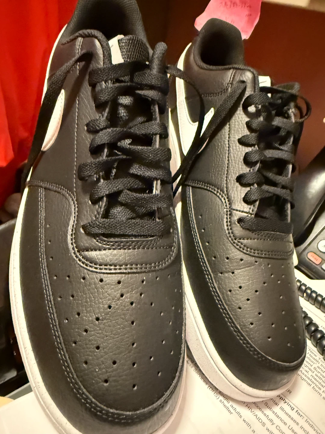 Nike Court Vision Lo NN Black White Sneakers - photo 2