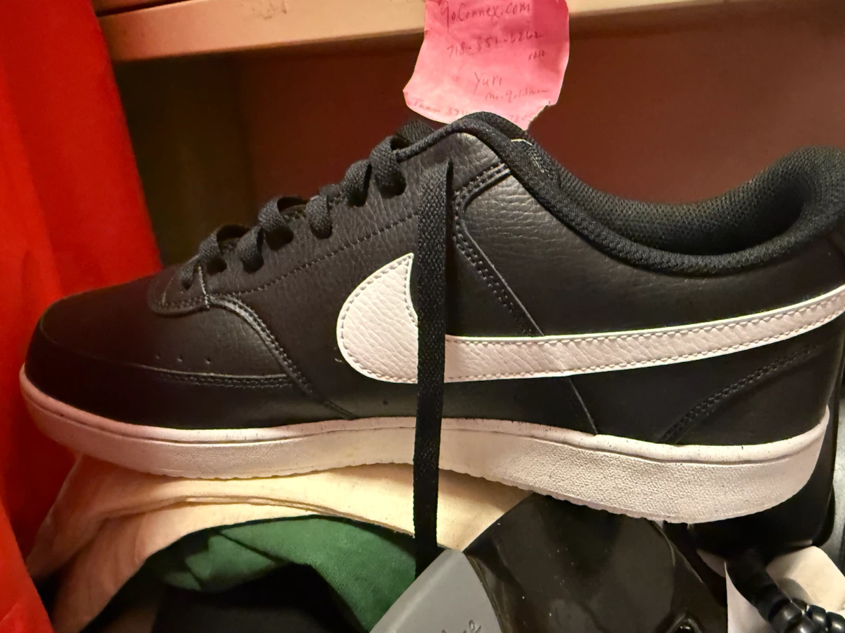 Nike Court Vision Lo NN Black White Sneakers - photo 4