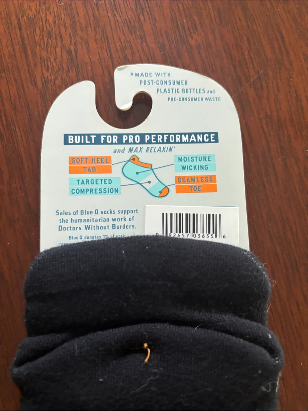Blue Q "No Sh*t I'm Dramatic" Sneaker Socks - photo 2