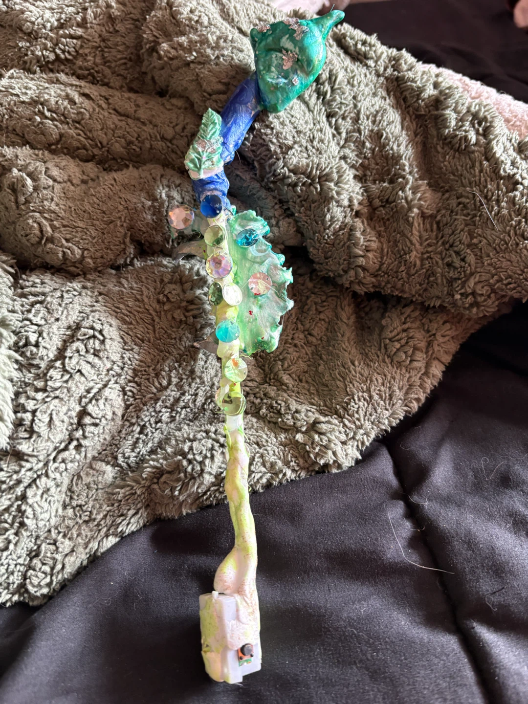 Handmade Fantasy Wand with Lights - photo 3