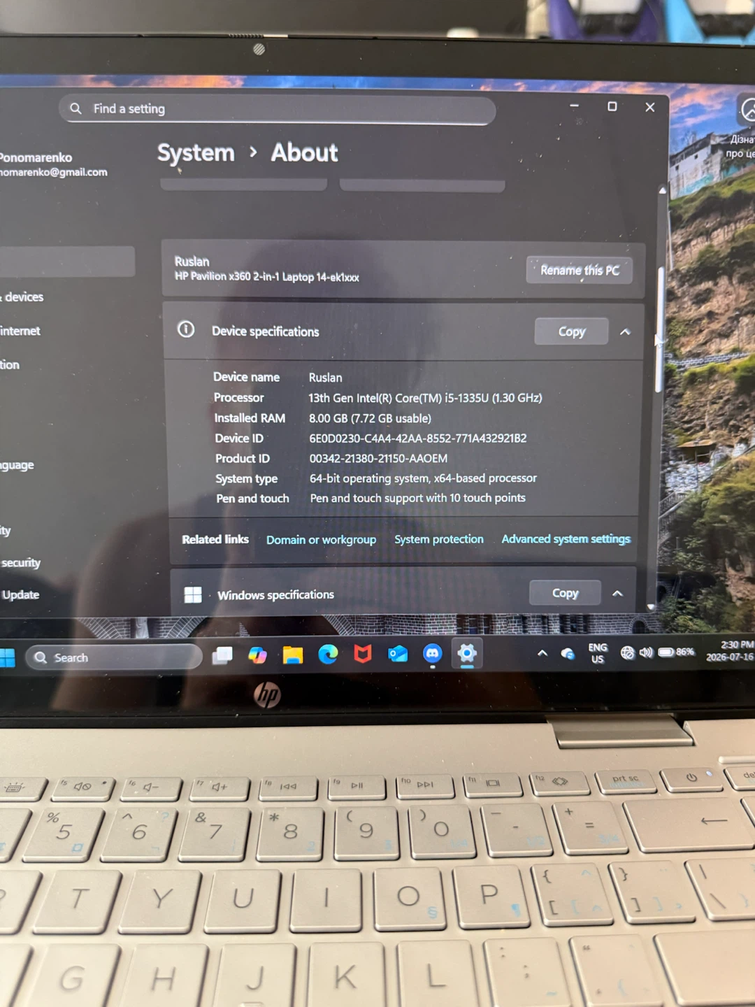 HP Pavilion x360 2-in-1 Laptop 14-ek1xxx - photo 2