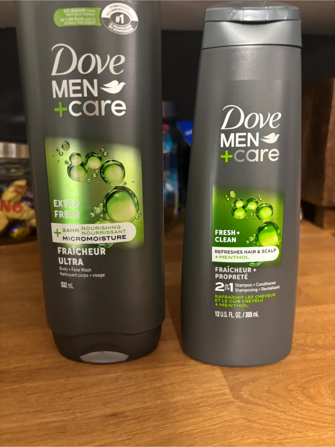 Dove Men + Care Body Wash and Shampoo Set