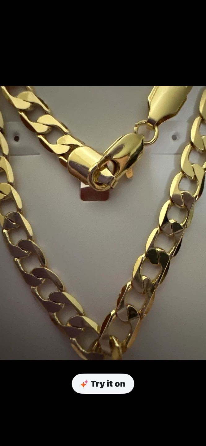 14k Gold laminated Curb ankle bracelet