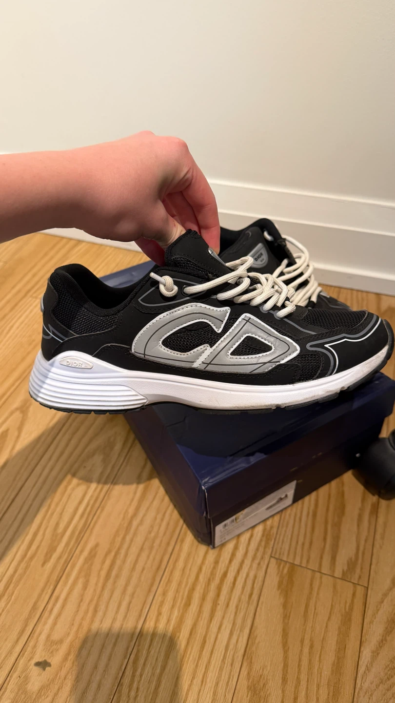 Dior B30 Sneakers - Black and White - photo 2