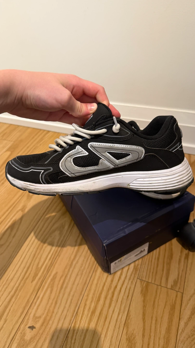 Dior B30 Sneakers - Black and White - photo 3
