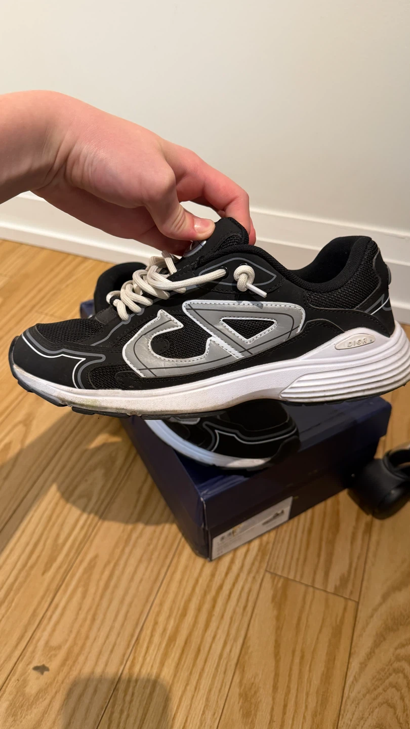 Dior B30 Sneakers - Black and White - photo 4
