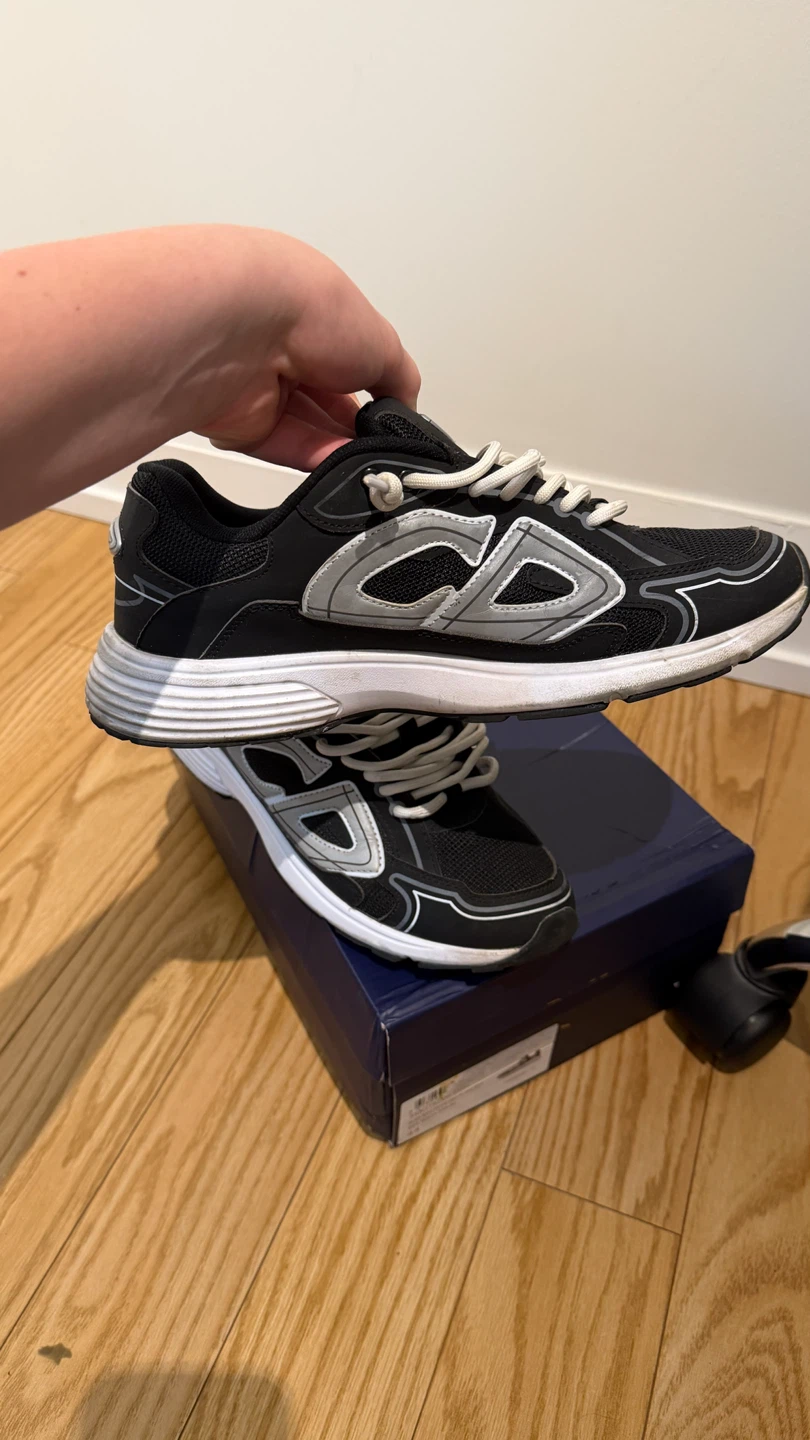 Dior B30 Sneakers - Black and White - photo 5