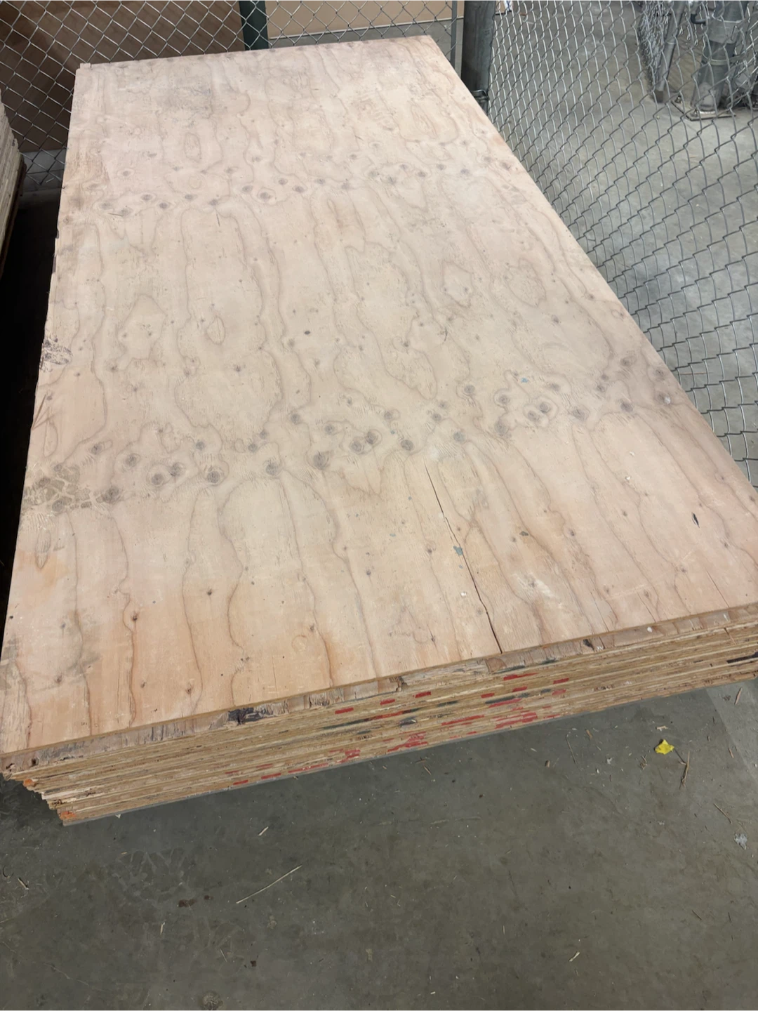Stack of Plywood Sheets