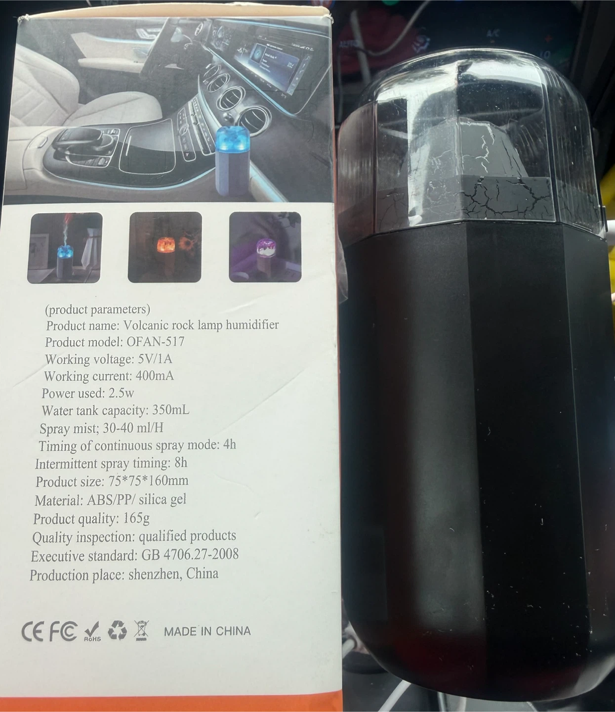 Volcanic Rock Lamp Humidifier - photo 2
