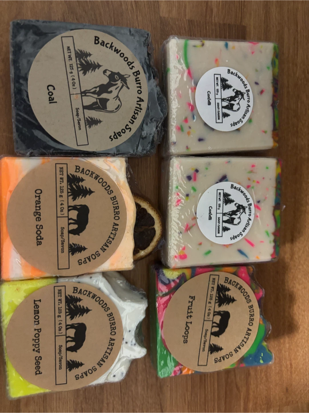Handcrafted soaps