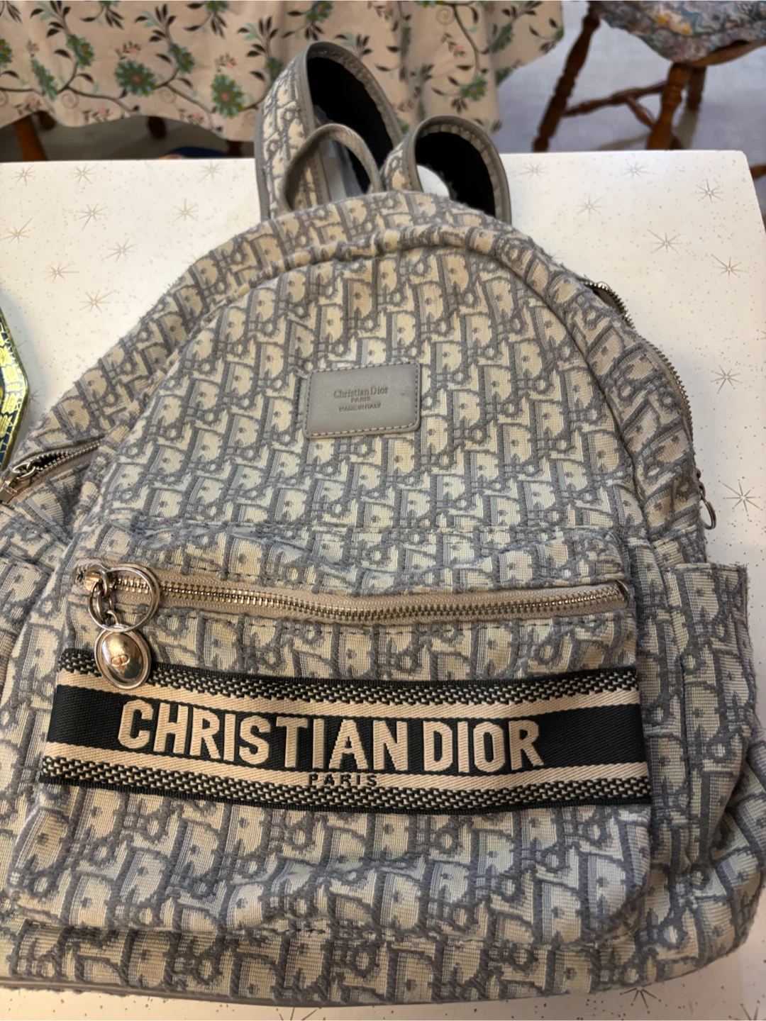 Christian Dior Monogram Canvas Backpack