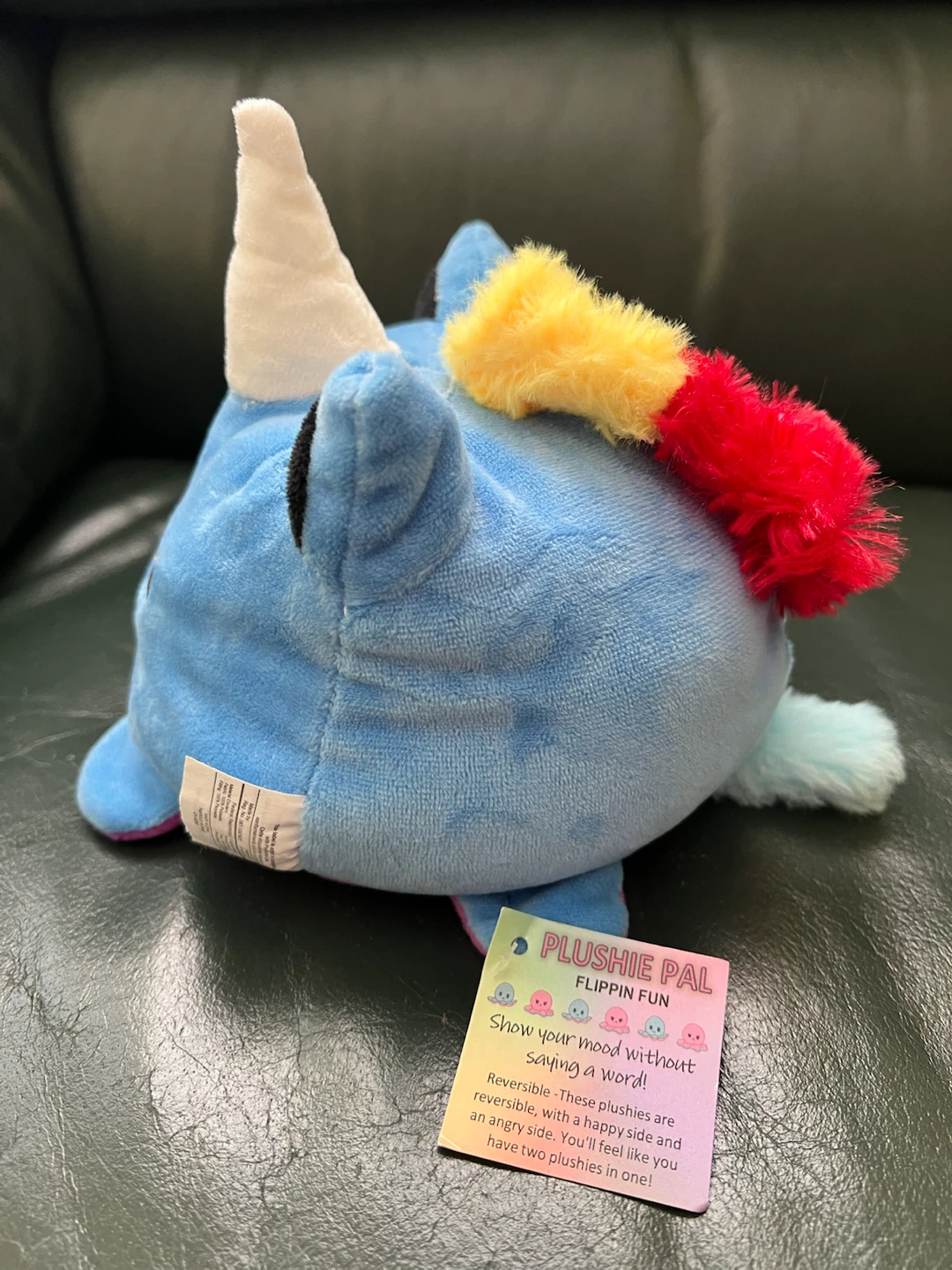 Reversible Plushie Pal Unicorn/Narwhal Toy - photo 3