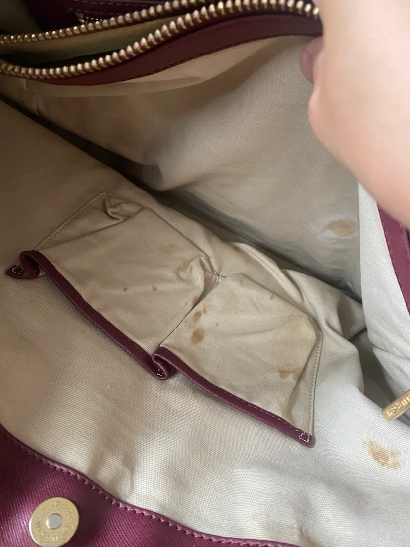 Tory Burch Burgundy Leather Tote Bag - photo 5