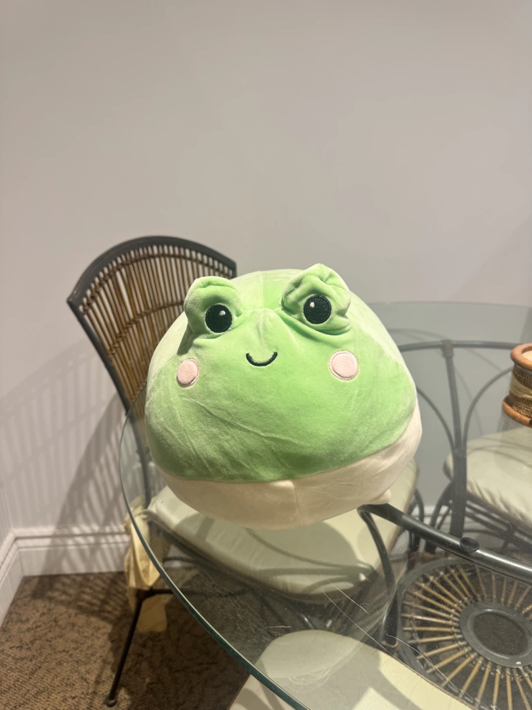 Plush Frog Pillow