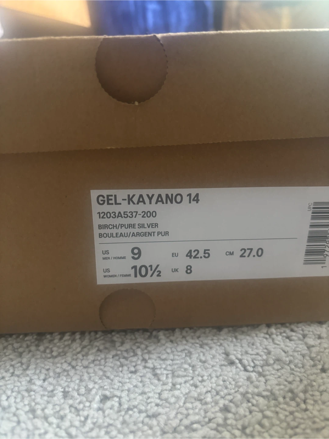 Asics gel kayano 14