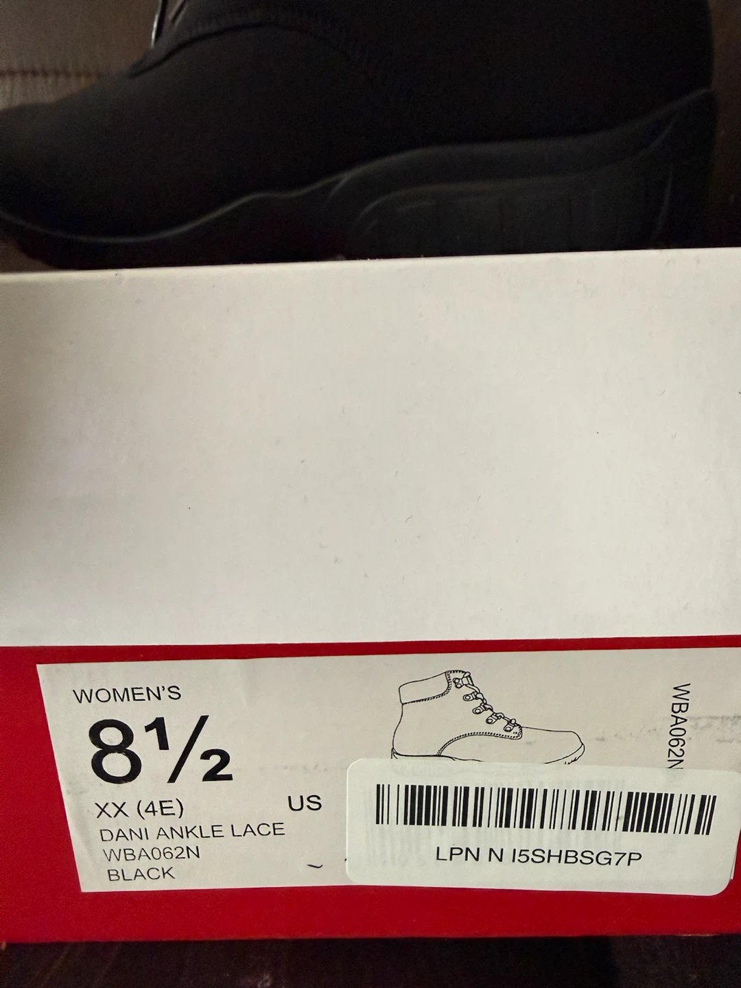 Propet Women's Dani Ankle Lace Black Boots Size 8.5 - photo 2