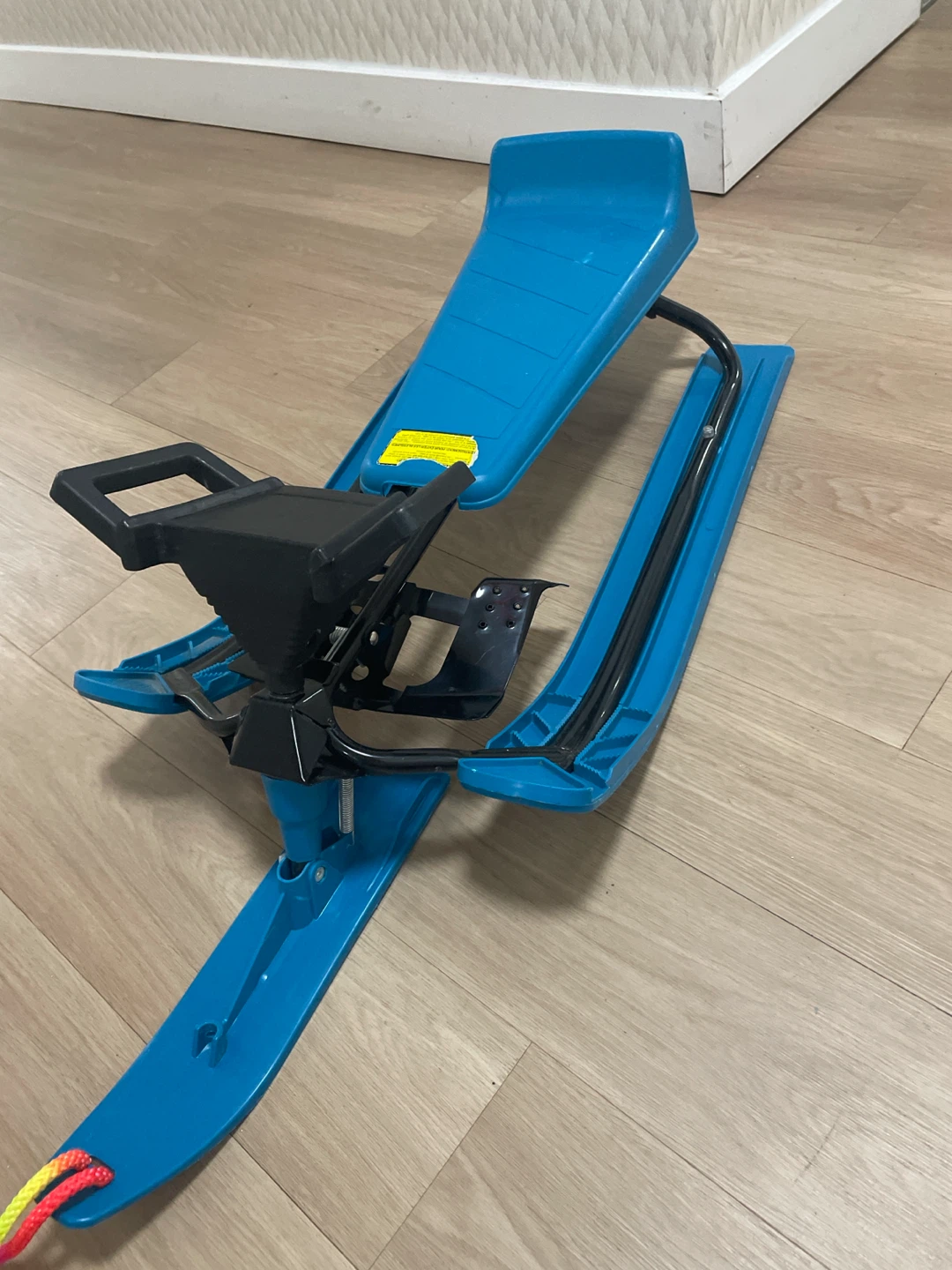Blue Kids Snowmobile Snow Sled